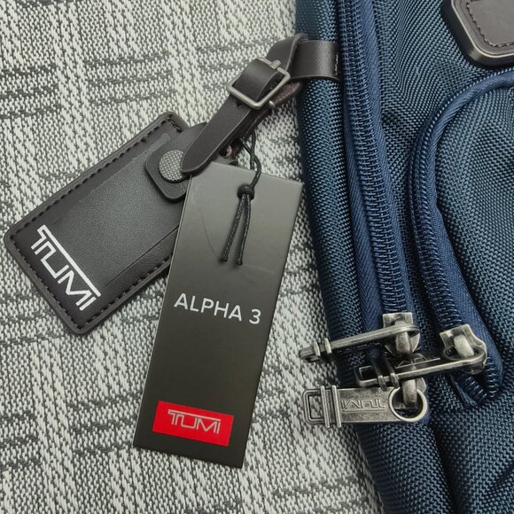 NWT Tumi Alpha Bravo Anti-Theft Chest Sling Bag | Tactical Blue Crossbody - Picture 6 of 7